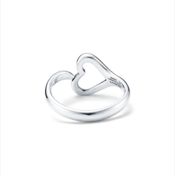 Authentic Tiffany & Co. Open Heart Ring - Picture 9 of 9